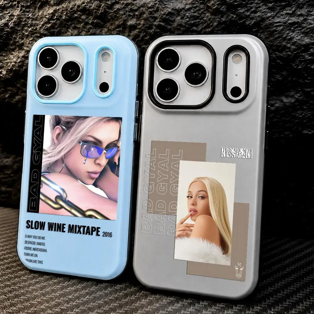 B-Bad Gyal Singer Fashion Phone Case For IPhone 17 16 15 14 13 12 11 Pro Max Plus Mini Case Clear Jelly Shockproof Soft Cover
