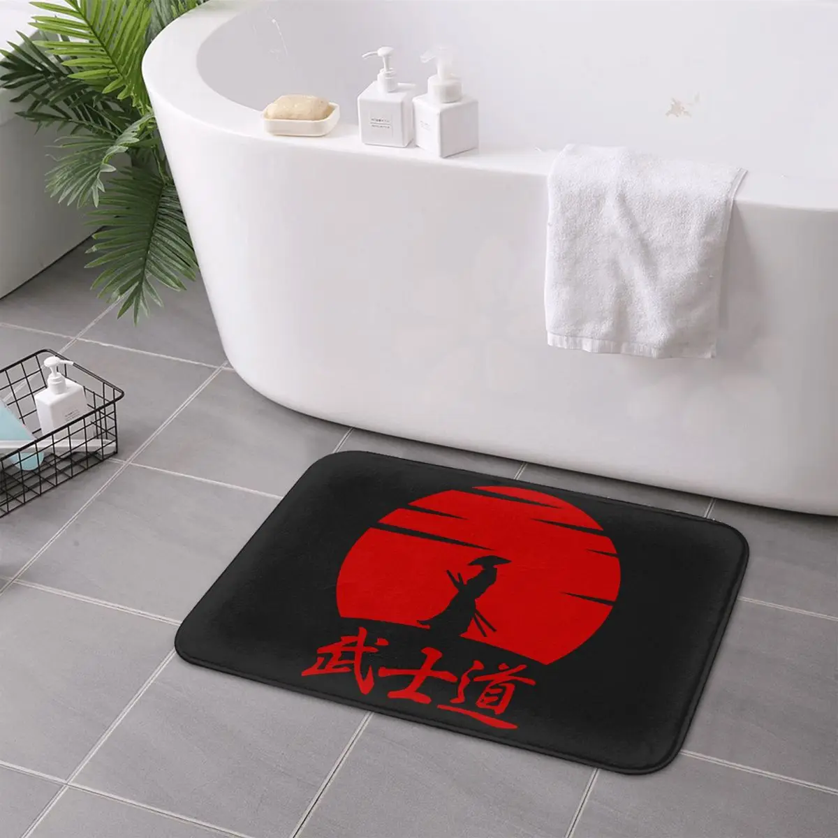 The Way Of The Warrior Japanese Bushido Anti-slip Doormat Floor Mat Carpet Rug for Kitchen Entrance Home Balcony Footpad Mats