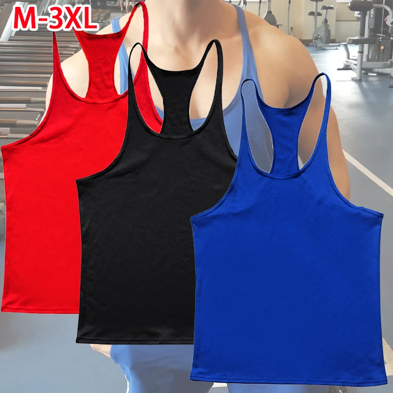 

The latest fashion bodybuilding vest men's tight fitting vest fitness vest sleeveless shirt fitness men's tight fitting vest