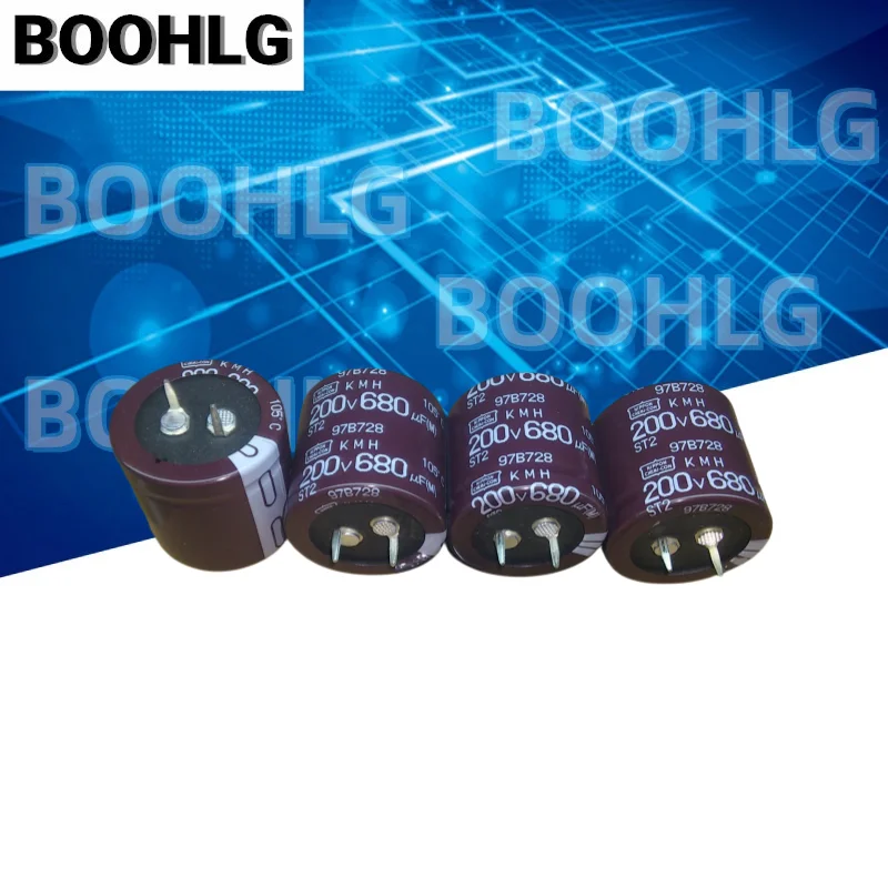 2PCS 680UF 200V Black Diamond Aluminum Electrolytic Capacitor 200V 680UF