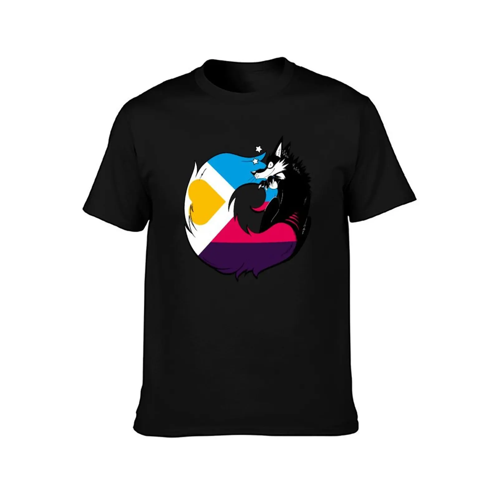 Fox with Pride - Polyamory T-Shirt Urban Style Print T-Shirt