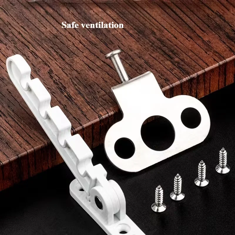 Picture 5: Portable Window Blocking Lock Adjustable Multiple Gears Window Position Stopper Windproof Fixator Window Limiter Blocker