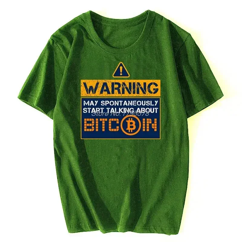 Fashion Offerts Clothes Bitcoin Is The Future Funny T Shirt Men Dogecoin Stocks The Coinfather T-Shirt Bitcoin Evolution Tshirt