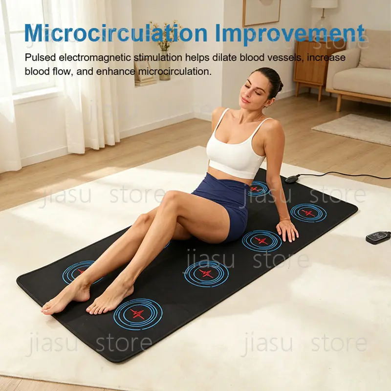 Pemf mattress yoga mat low frequency pulse electromagnetic field physiotherapy mat magnetic therapy mat relieves pain