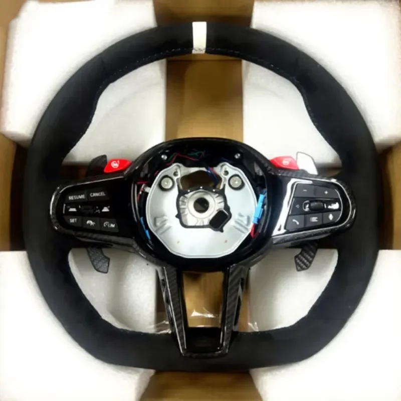 【Customizable】 Customized Dry Carbon Fiber Steering Wheel for GR A90 A91 2019-2025 MK4 MK5 Perforated Leather