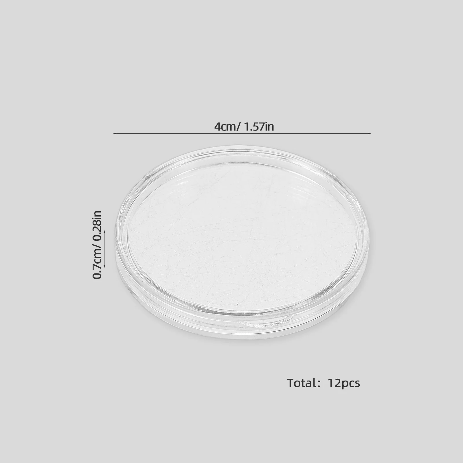 24Pcs Practical Coin Storage Box Lightweight Organizer for Coin Collection Collection Box Storage Organizer for Collectors