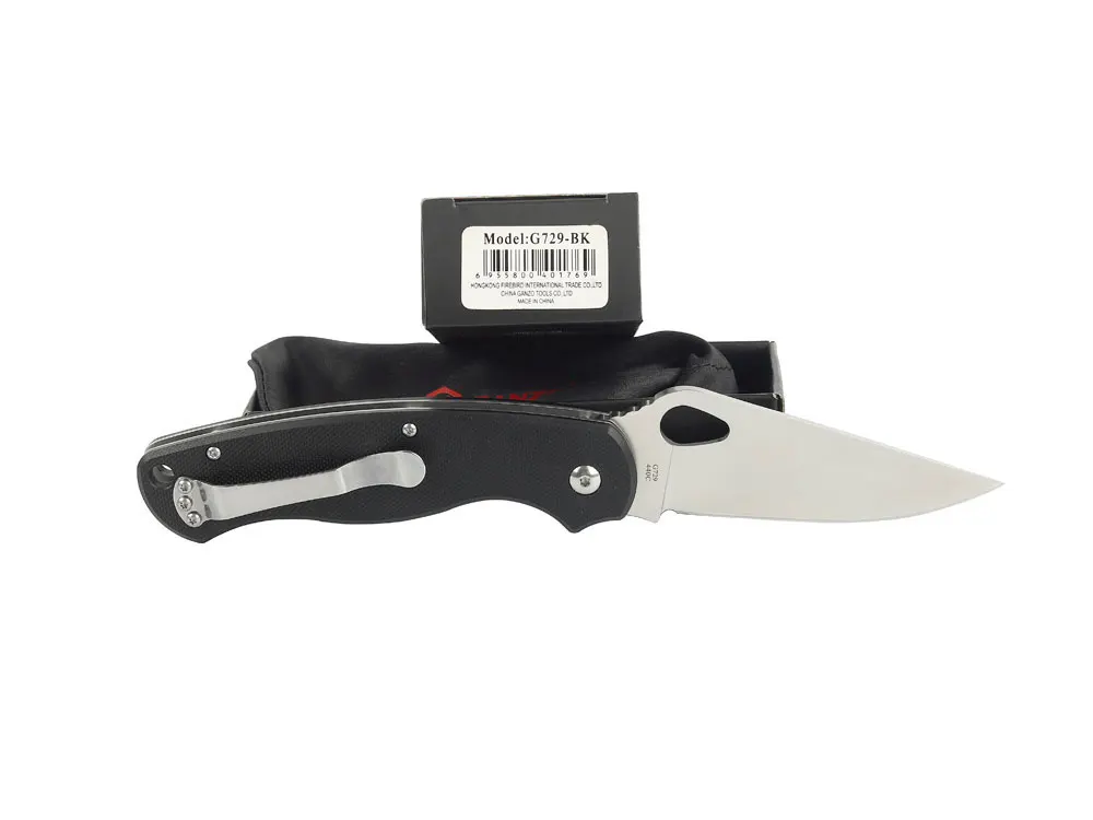58HRC Hot Selling FBknife Ganzo G729 440C Blade G10 Handle Folding Knife EDC Outdoor Tool Survival Pocket Knife