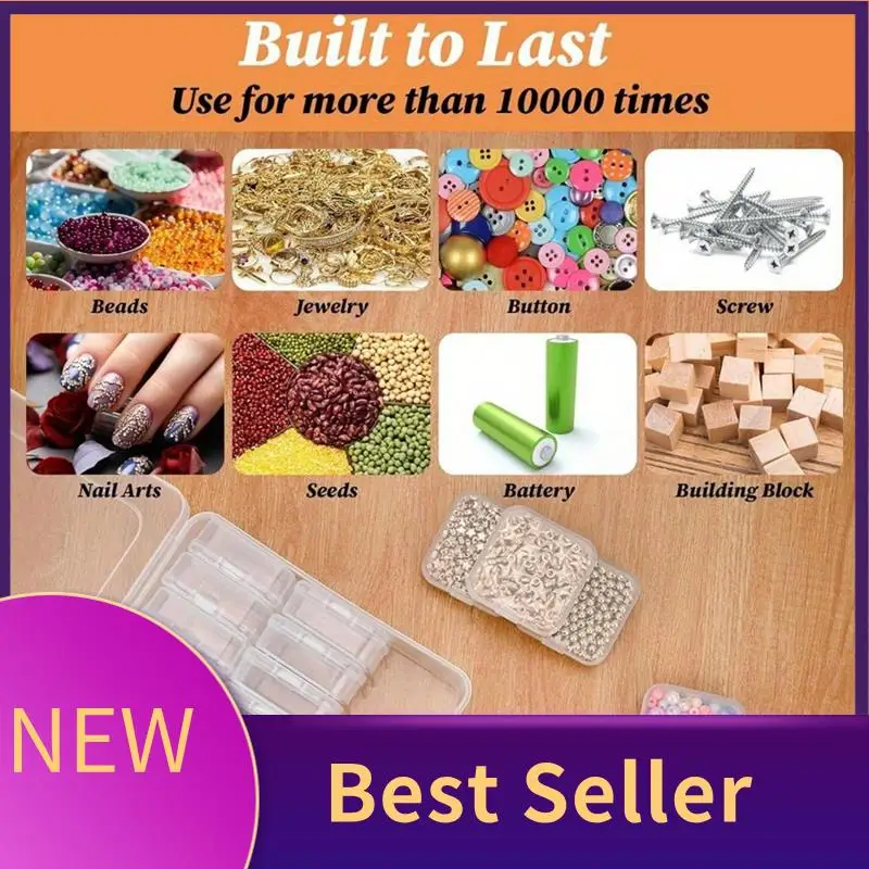 

ABHI-Bead Organizer,90Pcs Small Bead Storage Containers,3 Large Craft Storage Cases,Storage Box For Jewelry Making Diamond