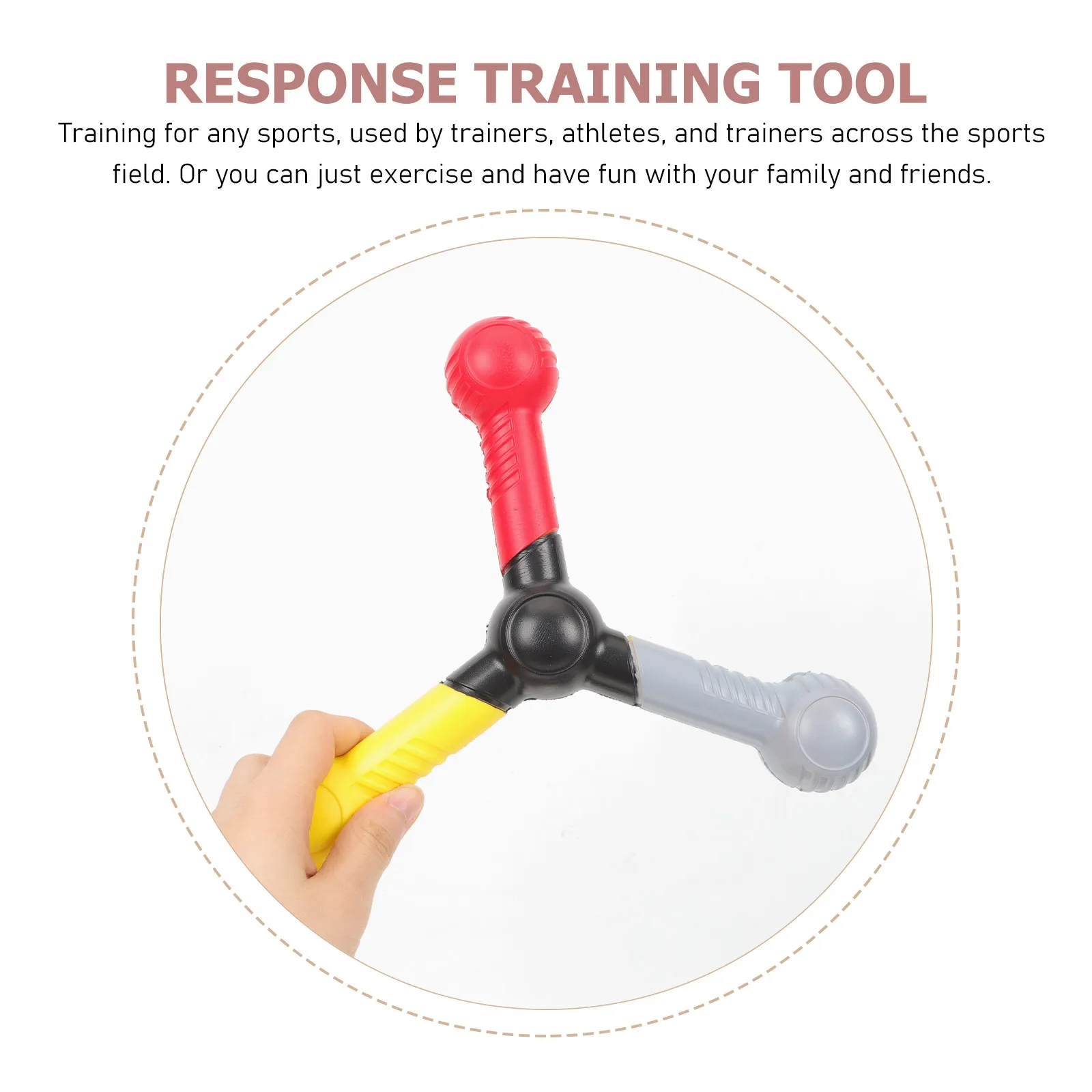 Multicolor Reaction Training Stick Hand-Eye Coordination Trainer for Agility Focus Speed Reaction Improving Catch Catching view 5