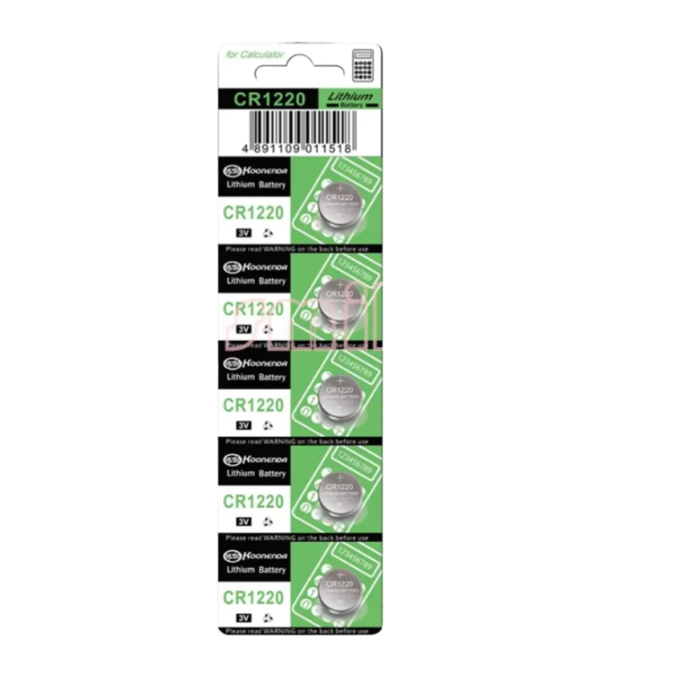 2-30Pcs High Capacity New CR1220 Batteries Lithium Coin Cell CR 1220 Battery for Watches Healthcare Devices Calculator Etc 3V