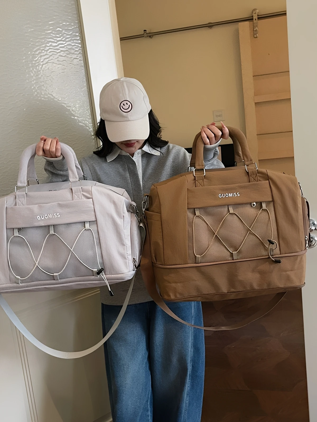 2026-new-large-capacity-lightweight-travel-bag-cover-fitness-wet-and-dry-separation-storage-maternity-luggage-bag