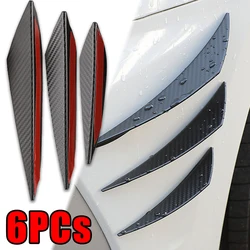 Universal Car Front Bumper Lip Decoration Diffuser Shunt Fin Body Spoiler Canard Valence Auto Modified Parts Accessories