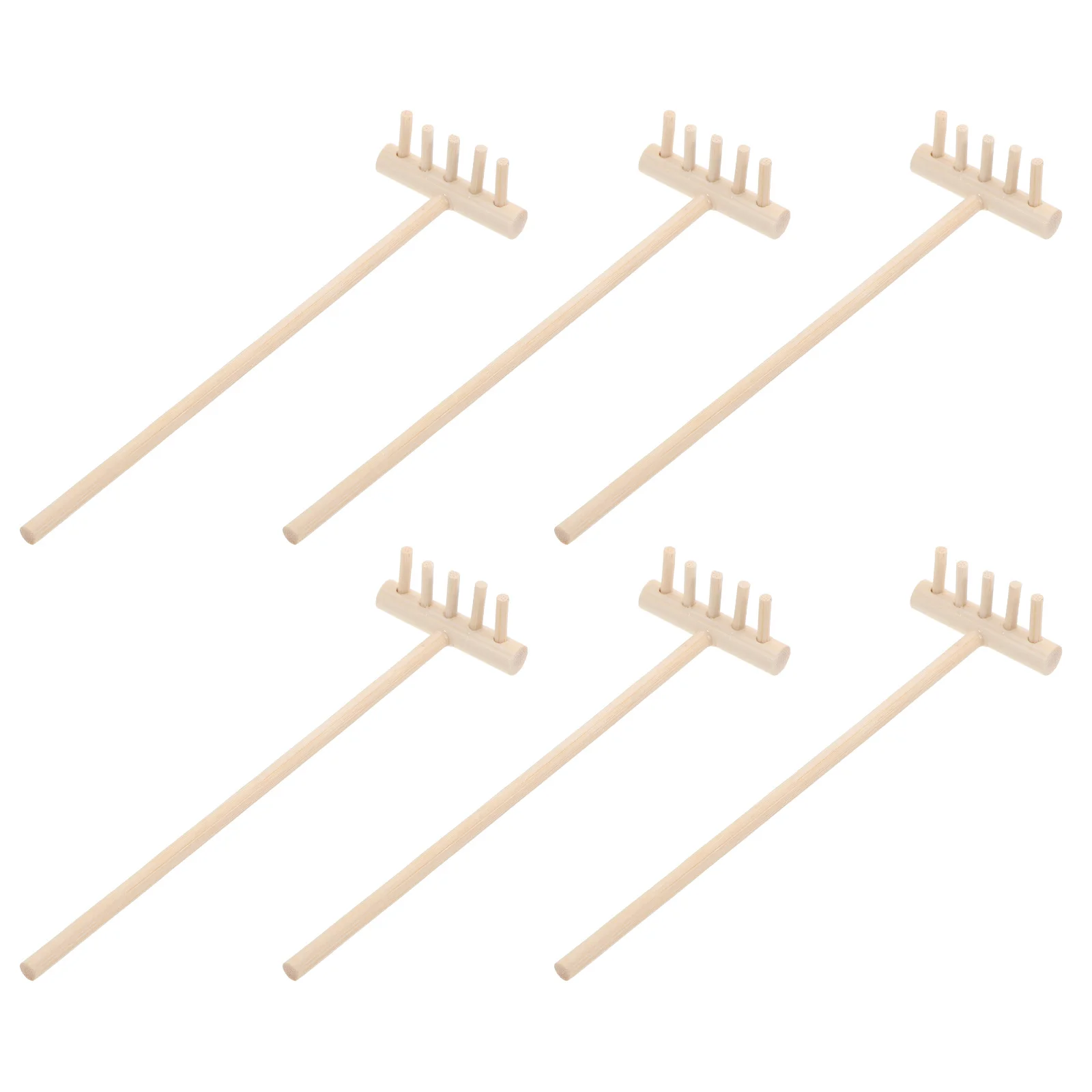 

6Pcs Mini Sand Rake Sets Small Mini Garden Tools for Portable Sand Tray Craft and Decoration Craftsman Rake Garden Sandbox Tools