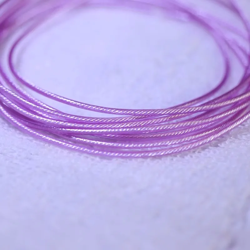 6n كريستال فضي 1.5 ملم 22awg 105 كور