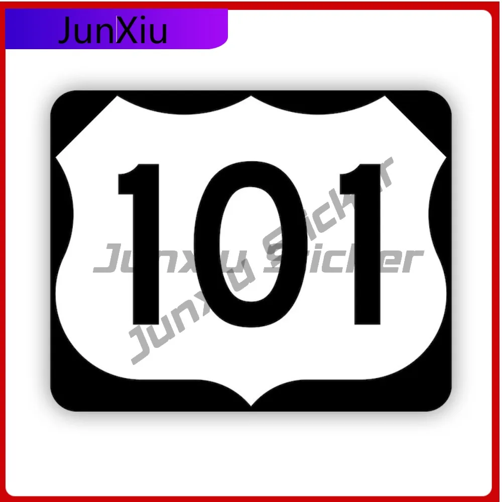 

Us Route 101 Sign Sticker Creative Decals Uv Protected California Highway Freeway Expressway Us101 Shield Auto Decor Car Sticker