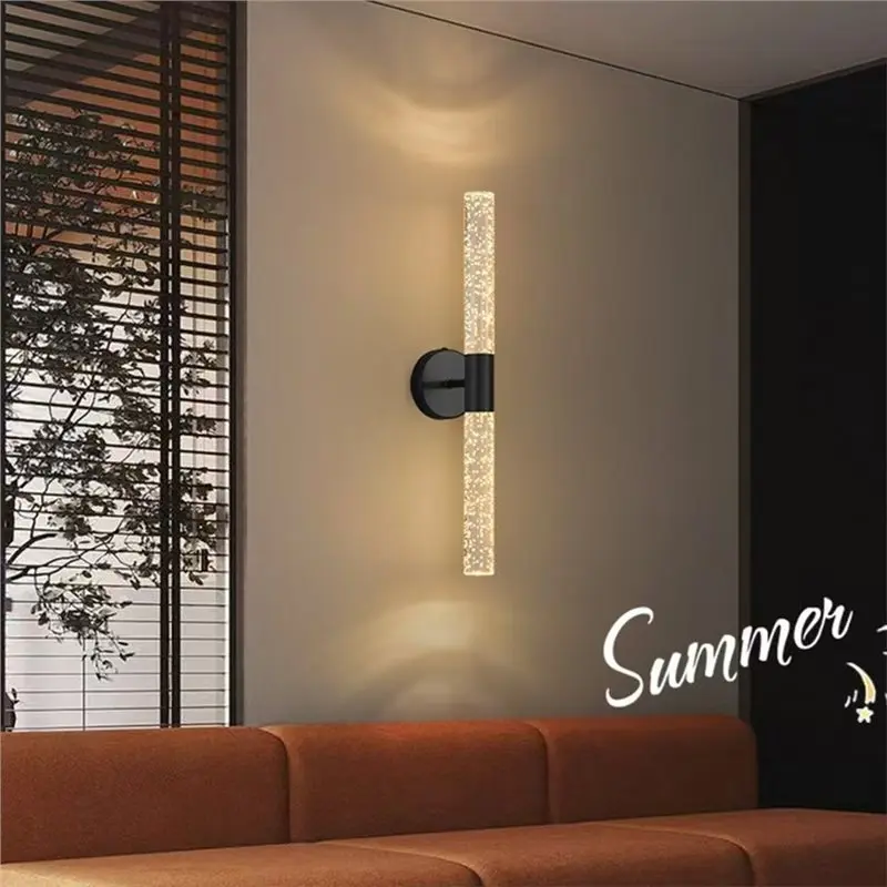 ABLA-Elegant Nordic Crystal Bubble LED Wall Lamp For Home Decor