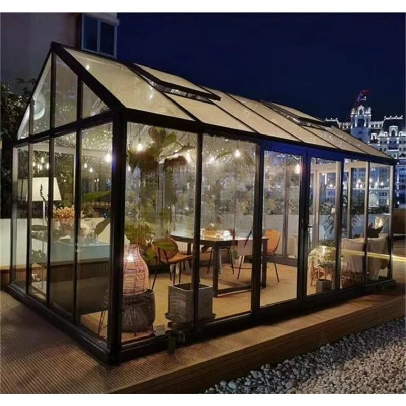 Le design populaire correspond à un gazebo en aluminium, à une serre solaire, à une structure pour prairie, à une structure pour jardin de fête ou à une structure pour plantation.