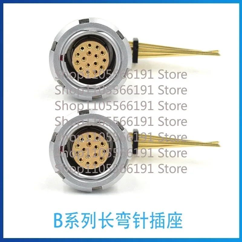 Long Curved Needle with 90 Degree Bend Angle PCB Board Connector Socket