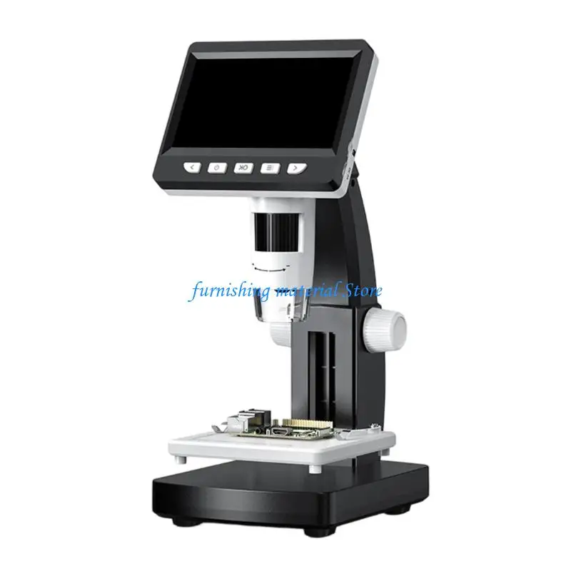 Y5GD 4.3 Inch Digital Microscope with Adjustable LED Light for Electronics Inspection