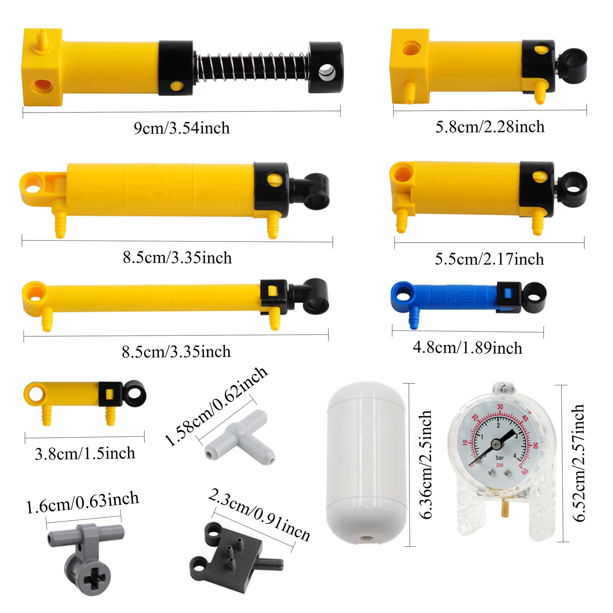 Set Suku Cadang Pneumatik MOC - Diy Lego Electronics ulasan dan harga