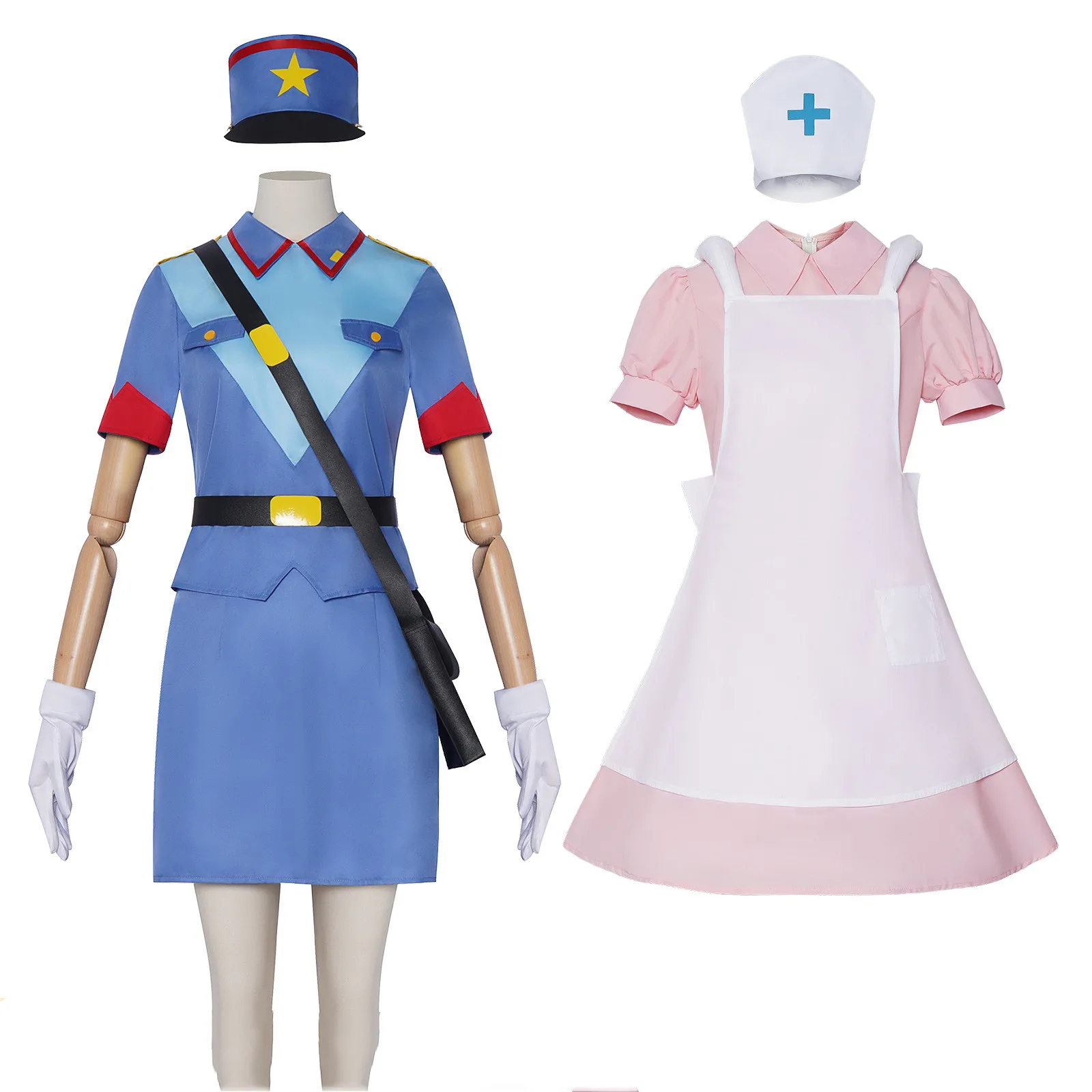 

Аниме офицер Дженни косплей костюм медсестра радость платье наряд униформа Хэллоуин карнавальный костюм