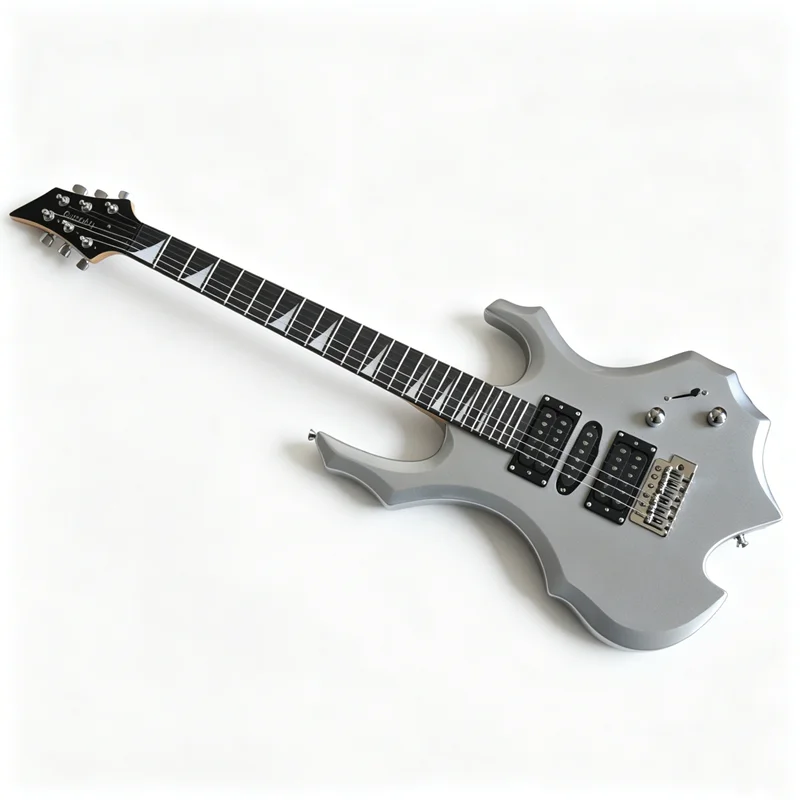 6 Strings Electric Guitar With Paulownia Body Birch Neck Chrome Hardware Custom Service Available
