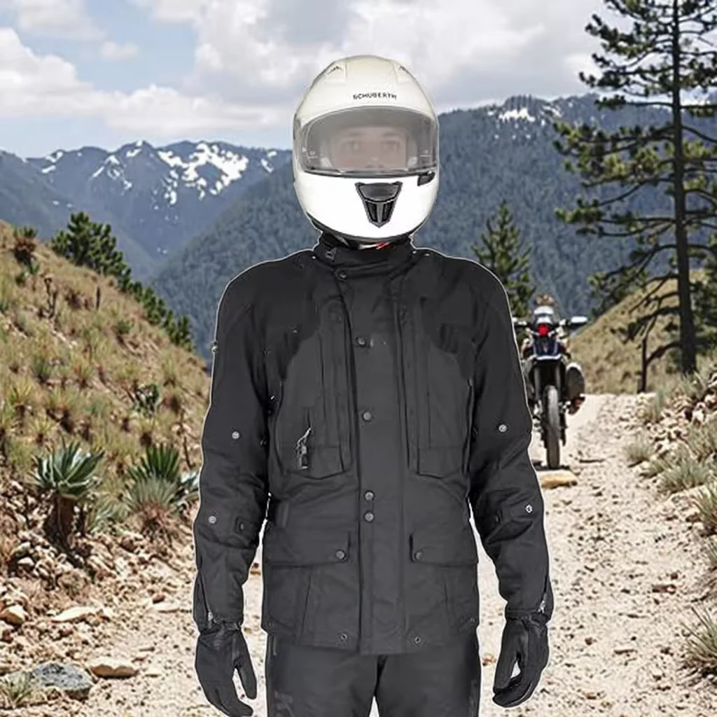 

Waterproof Breathable Mesh Motorcycle Airbag Jacket XL Size Protective Sportswear For Racing Motocross Biking & Back Protector