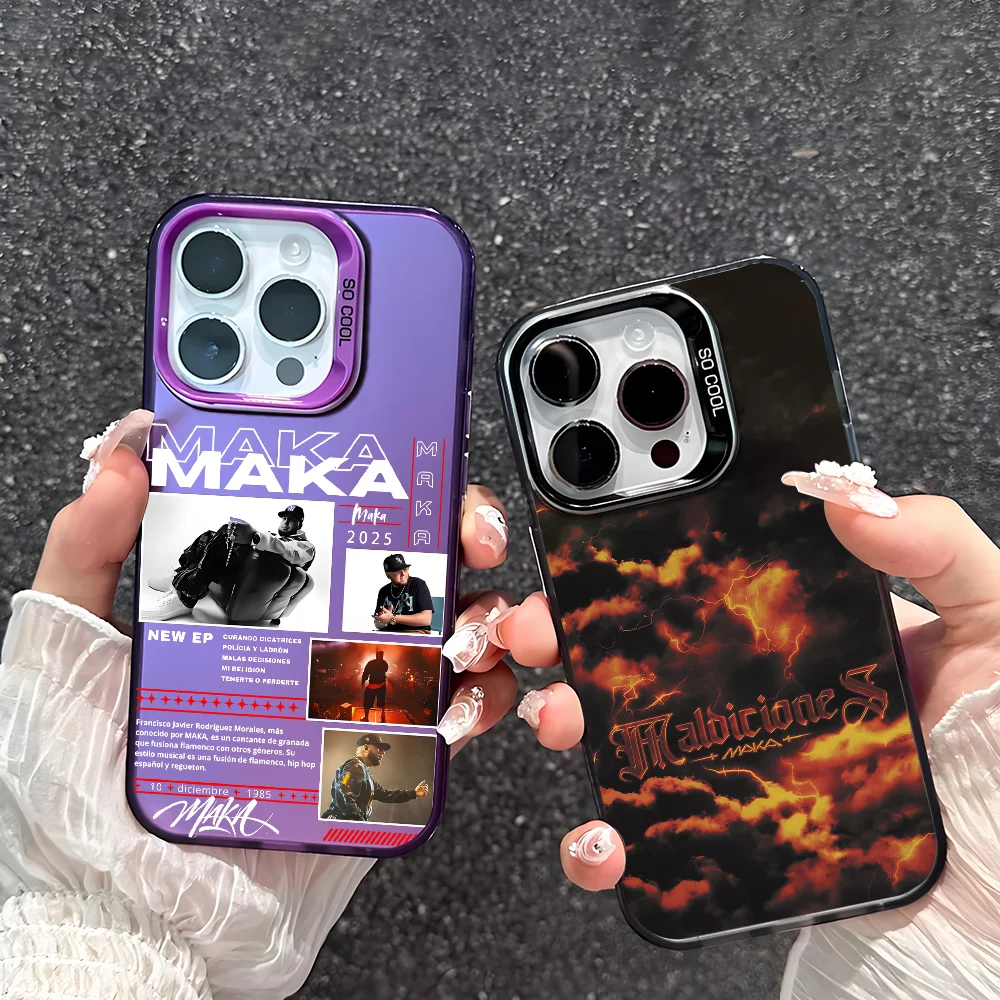 

Rapper Maka Aura Phone Case For Samsung Protective Protective IMD Color Cover S25 S24 S23 A07 A17 A06 4G 5G