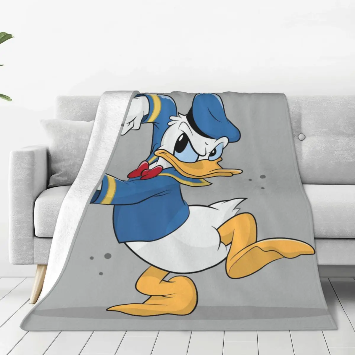 

Donald Duck Blanket Sofa Bedroom Bed Home Office Nap Blanket Car Travel Picnic Blankets Gift