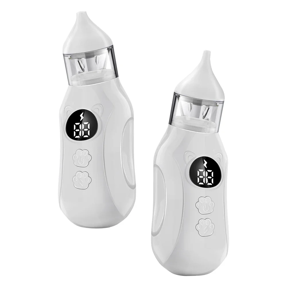 Electric Baby Nose Suction Cleaner Soft Wax Curette Picker Nose Cleaner Food-grade Silicone Nose Wax Pickers Cleaning Tools