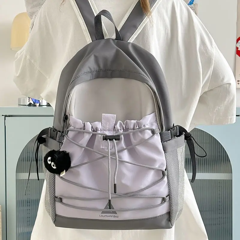 

Легкий школьный рюкзак с несколькими карманами, студенческий рюкзак, большая вместительная дорожная сумка, повседневные подростковые молодежные школьные сумки для ноутбука