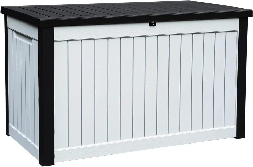 230 Gallon Large Outdoor Storage Deck Box for Patio Furniture, Outdoor Cushions, Garden Tools and Sports/Pools