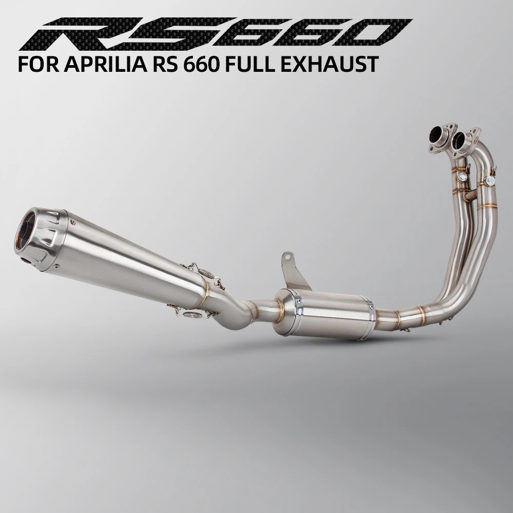 Sistema de escape completo para motocicleta Aprilia RS 660 RS660 Factory Tuono660 TUONO 660 Factory 2021-2026, kit de silenciador y tubo de escape para moto