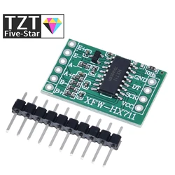 TZT For Arduino Dual Channel HX711 Weighing Pressure Sensor 24-bit Precision A/D Module DIY Electronic Scale