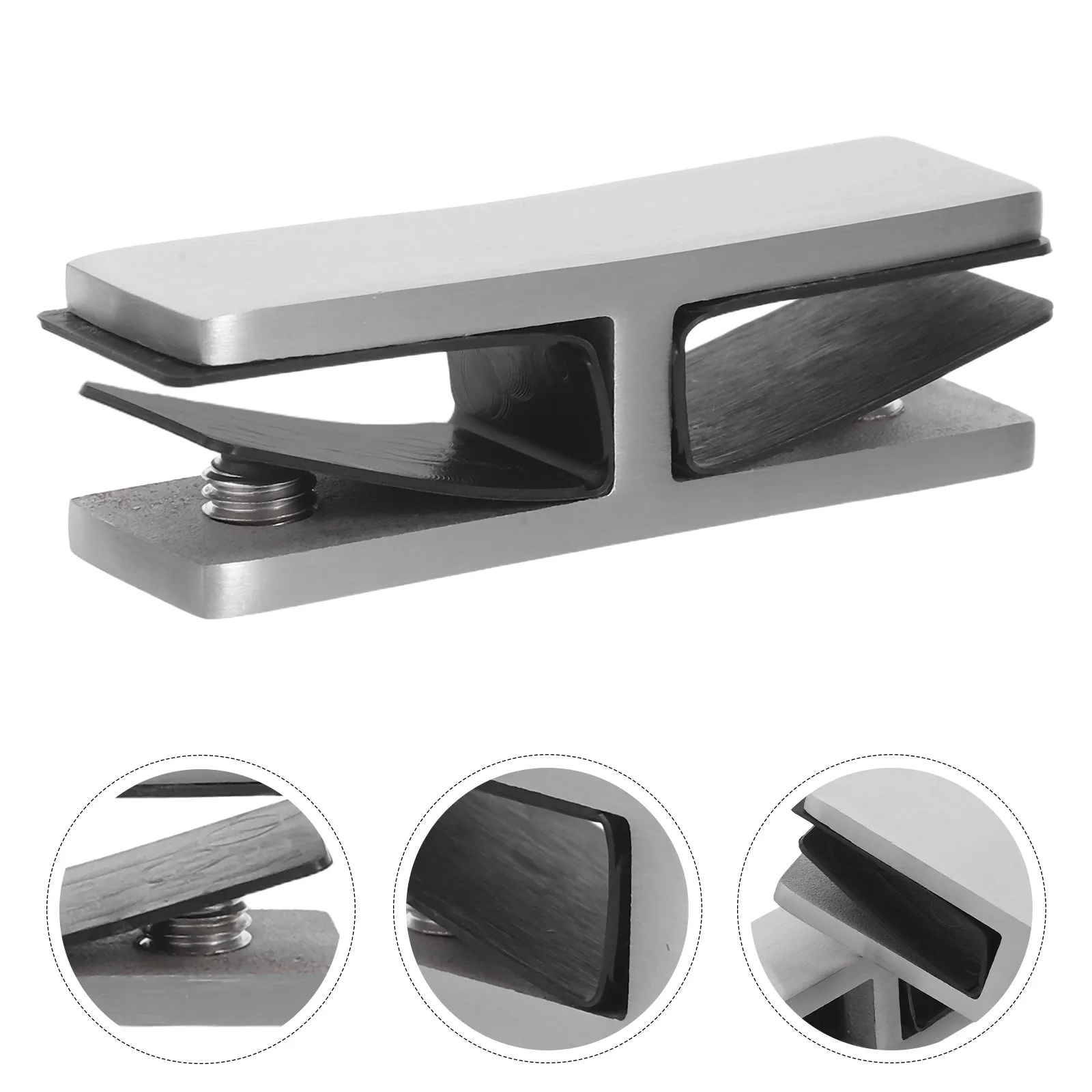 

2Pcs Glass Rail Clamps Stainless Steel for Balcony Deck Fence Railing Clips Supports 10Mm-12Mm Glass Panels Outdoor Indoor