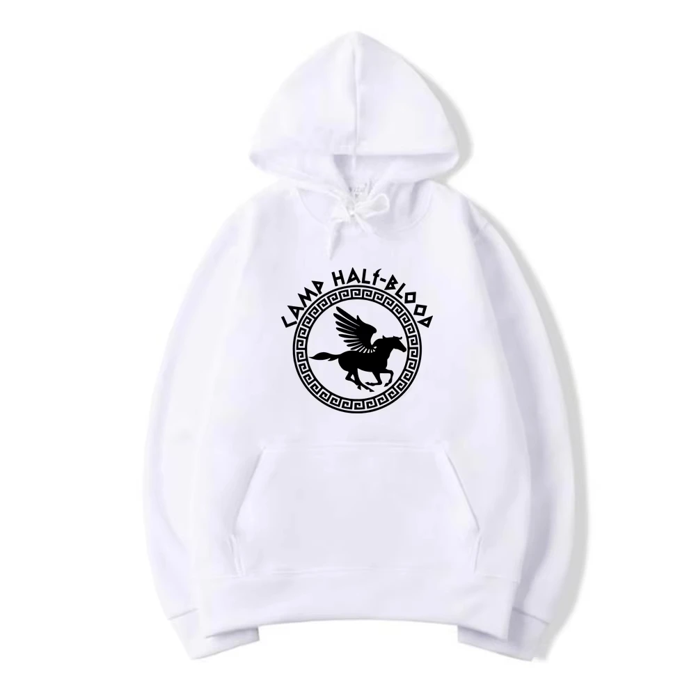 Camp Half Blood Hooded Sweatshirt Fall Training Camp Game Hoodie Unisex Graphic Hoodies Women Pullover Halloween Magical Gift