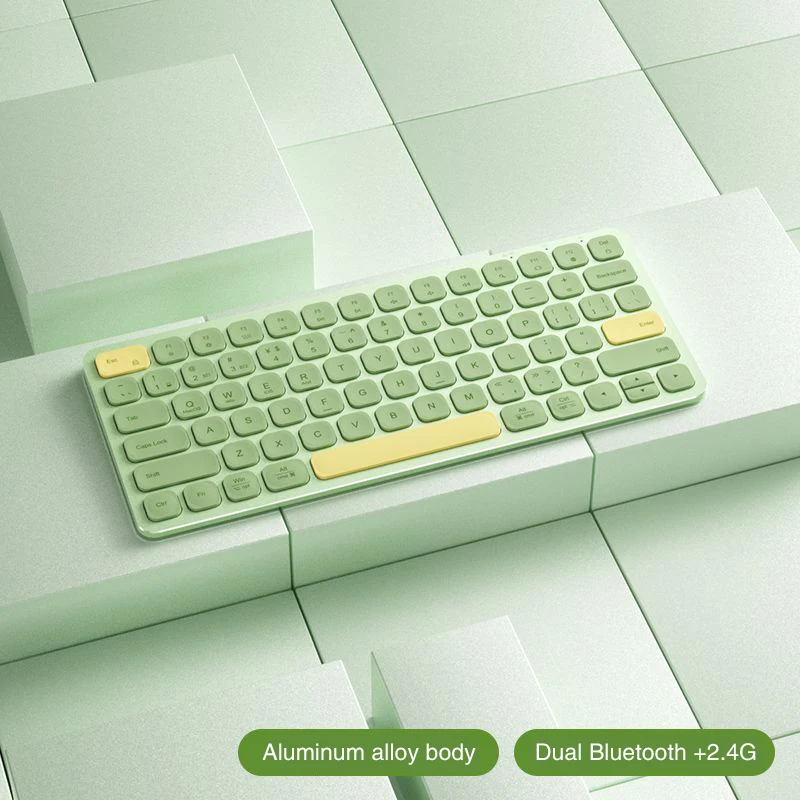 Tastiera Bluetooth wireless BOW, set tastiera e mouse wireless Bluetooth dual mode, adatto per laptop tablet Apple