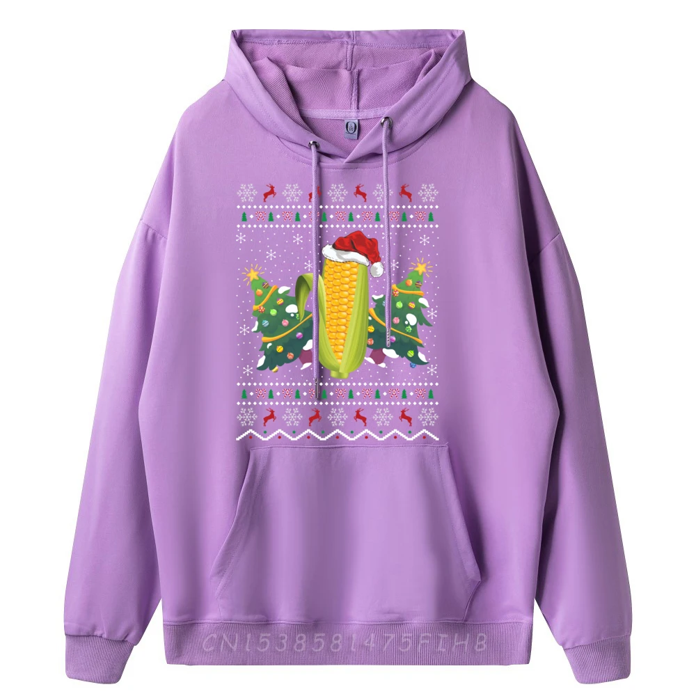 الذرة عاشق عيد الميلاد القبيح الذرة عيد الميلاد المسيحية سترة الرجال امرأة ميمي سترة هوديي