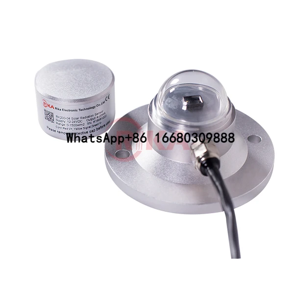 

RIKA RK200-04 Cheap Price Silicon Cell Optical 4-20mA Irradiance Radiometer Solar Radiation Sensor Pyranometer RS485