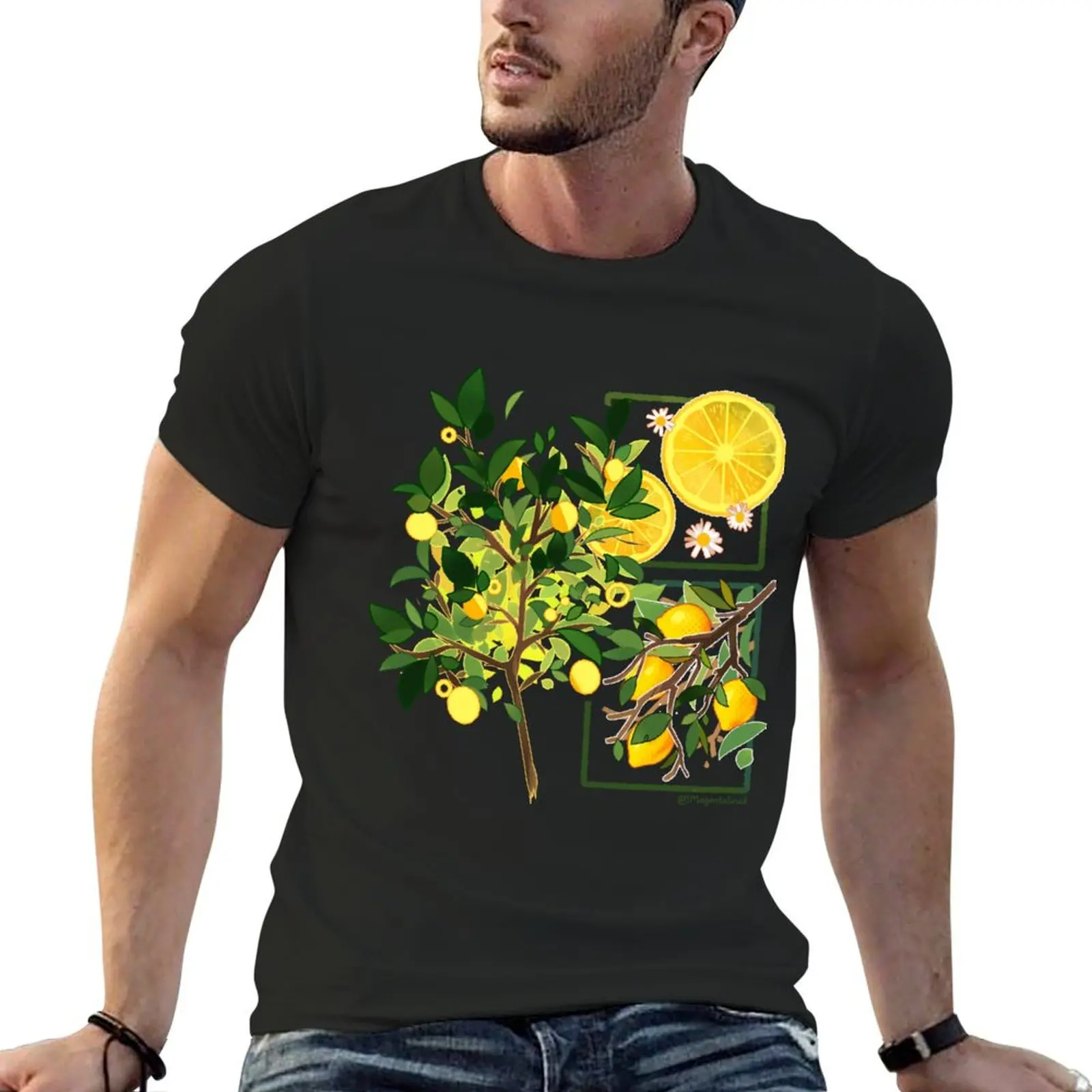 

Lemon tree T-Shirt designer shirts cotton graphic tees shirts graphic tee oversized graphic tee plus size men clothing