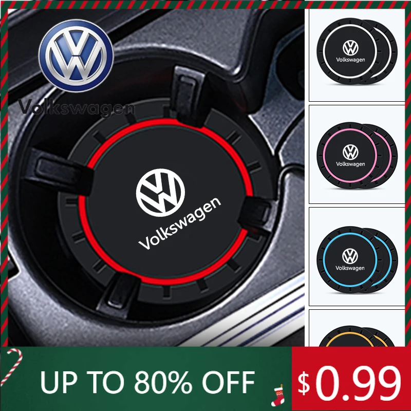 

Для VW Volkswagen Jetta MK5 Golf, 2 шт., держатели для стаканов/напитков, антивибрационные, фиксирующие, противоскользящие коврики для Volkswagen VW Scirocco Jetta