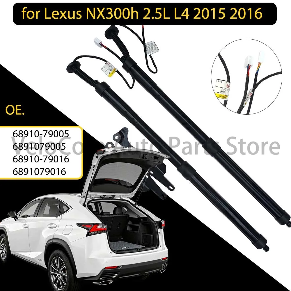 Power Hatch Lift Support For Lexus NX200t NX300h 2.0L 2.5L 2014 2015 2016 Electric Tailgate Gas Struts 68910-79005 68910-79016
