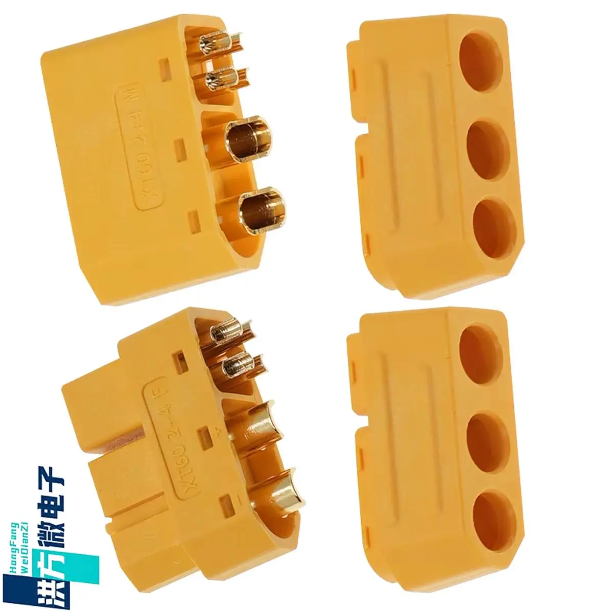 

5PCS NEW original XT60 2+4 High current aviation plug 4 signal pins XT60 2+4 M (Male head) XT60 2+4 F (Female Head)