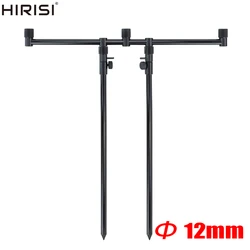 Hirisi Carp Fishing Buzz Bars for 3 Fishing Rods Fishing Bank Sticks Rod Pod Support Fishing Accessories