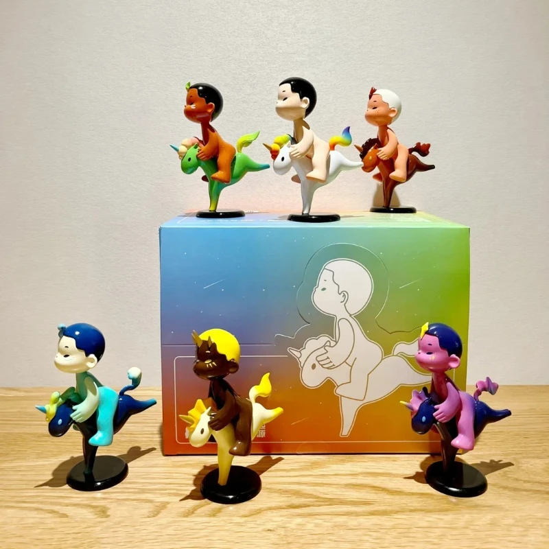 

Подлинный пони на колесиках RainbowKido Origin Series слепая коробка игрушечные фигурки Guess Bag Caixas Supresas милая модель настольные украшения подарок