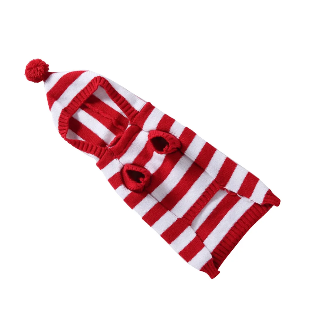 

Dog Costume Christmas Style Knitted Sweater Comfortable Stretchy Seasonal Wear for Pets Special Occasions