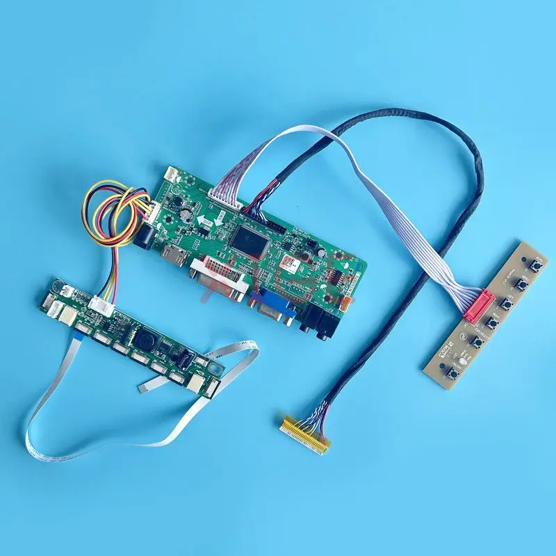 

LCD Monitor Controller Driver Board Fit MT185GW01 M185XW01 HDMI-Compatible 30-Pin LVDS 18.5" 1366*768 Display Panel Kit VGA DVI
