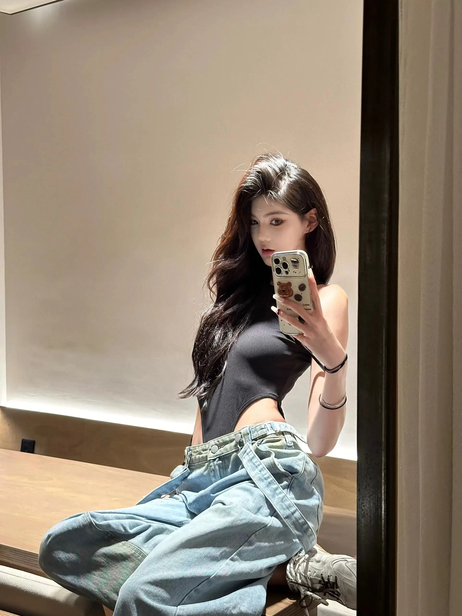 

Spicy Girl Bandeau Jumpsuit Women's Spring Summer 2025 New Bla Bodycon Sports Fitn High Street Base Layer Dr