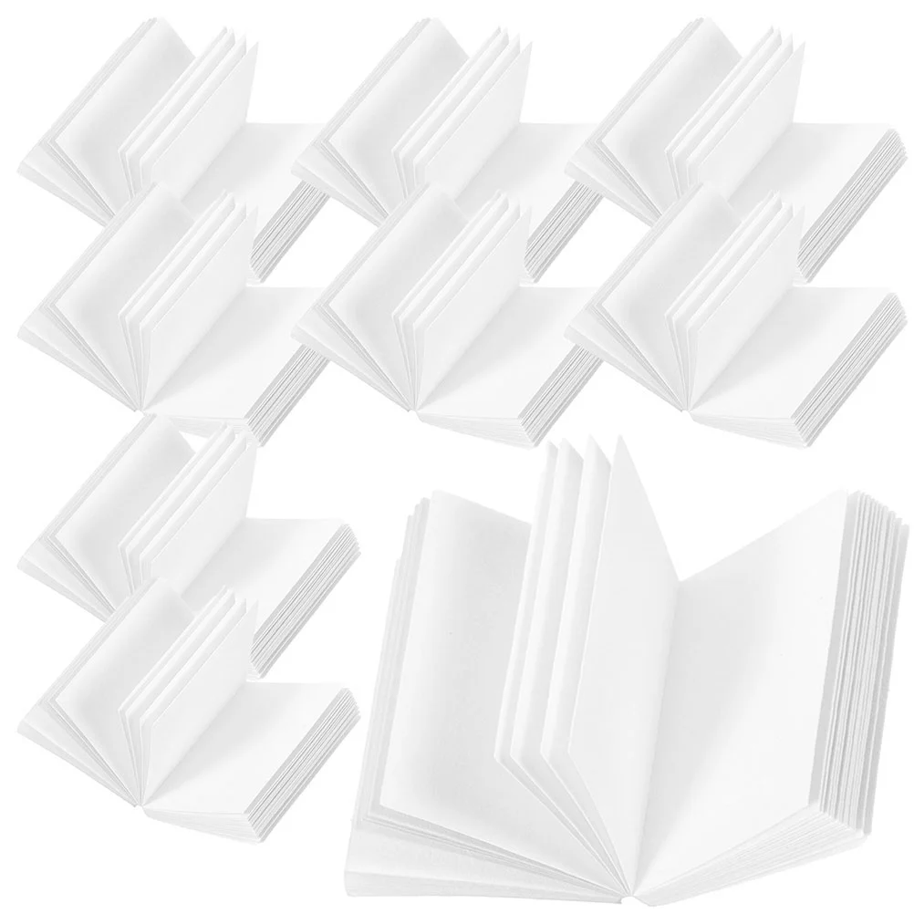 

50 Pcs Toy House Book Model Pretend Play Ornaments Mini Books Decor White Child