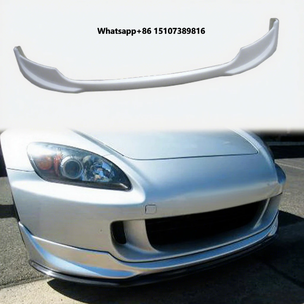 For S2000 03-06 (AP2 Only) JDM Style Carbon Fiber Front Bumper Bottom Lip